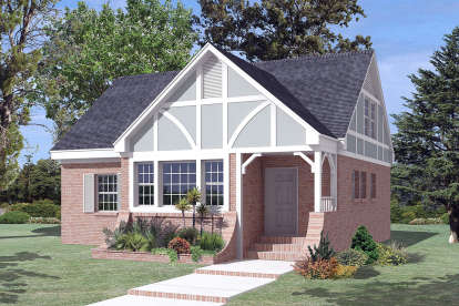 Tudor House Plan #5633-00423 Elevation Photo