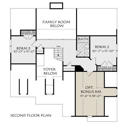 Second Floor for House Plan #8594-00033