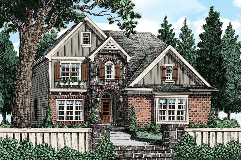 House Plan House Plan #20821 Front Elevation 