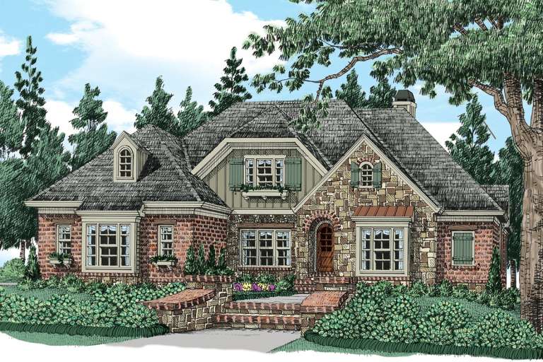 House Plan House Plan #20859 Front Elevation 