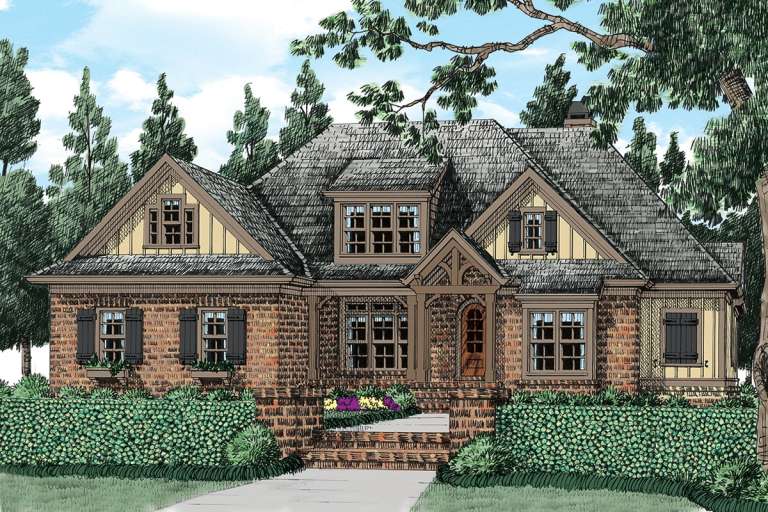 House Plan House Plan #20860 Front Elevation 
