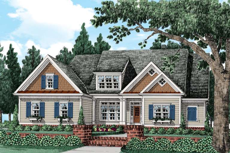 House Plan House Plan #20861 Front Elevation 