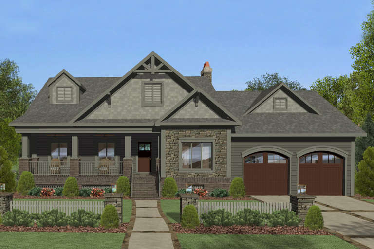 House Plan House Plan #20883 Front Elevation 