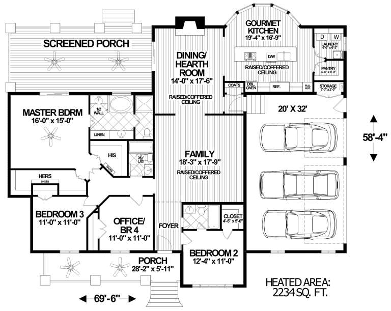 House Plan House Plan #20886 Drawing 1