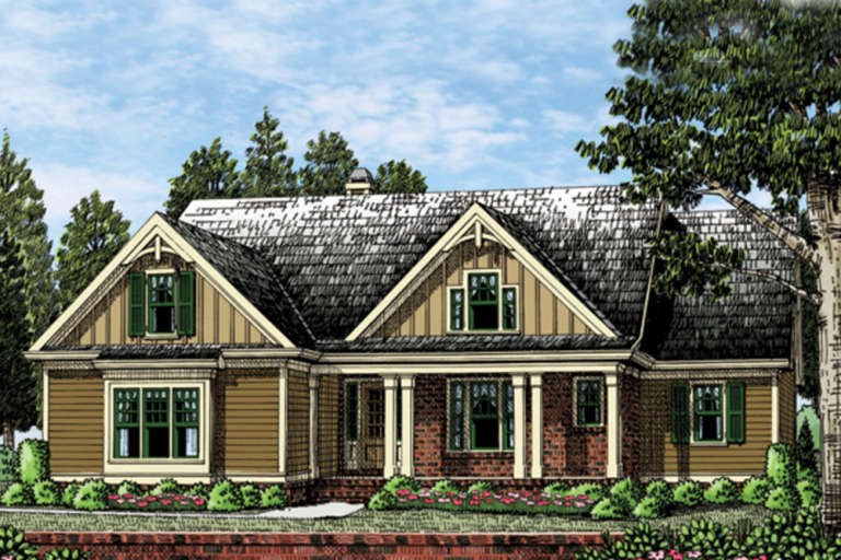 House Plan House Plan #20891 Front Elevation 