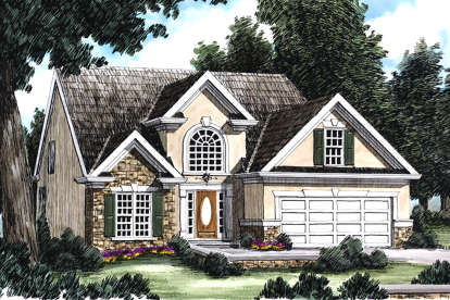Traditional House Plan #8594-00145 Elevation Photo