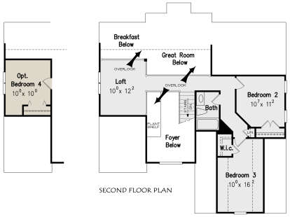 Second Floor for House Plan #8594-00145