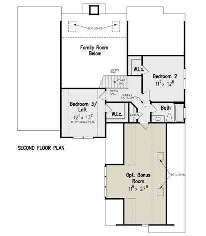 Second Floor for House Plan #8594-00164