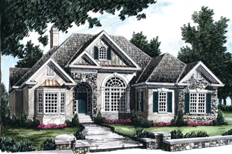 House Plan House Plan #20972 Front Elevation 