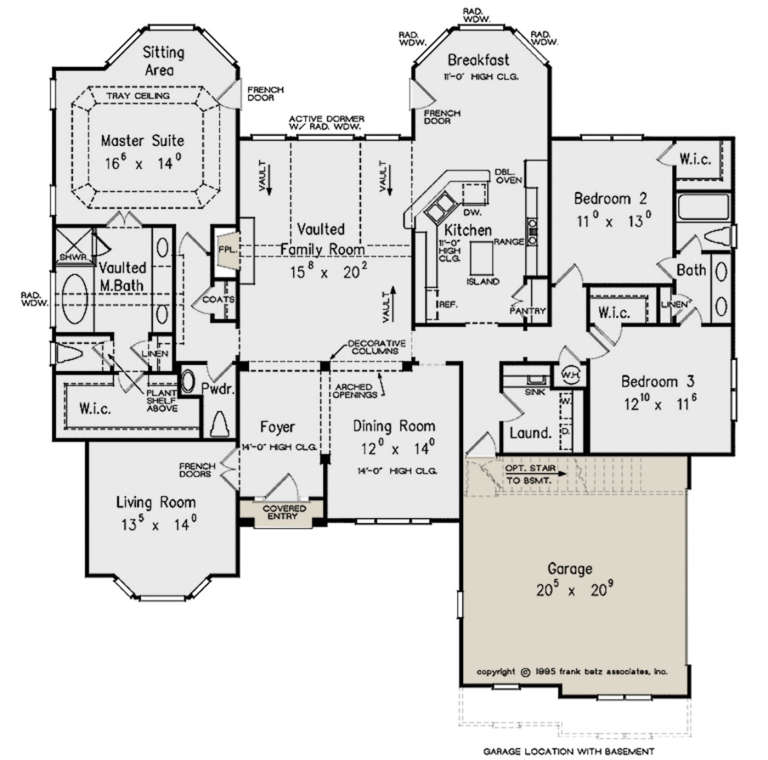 House Plan House Plan #20972 Drawing 1