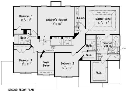 Second Floor for House Plan #8594-00169
