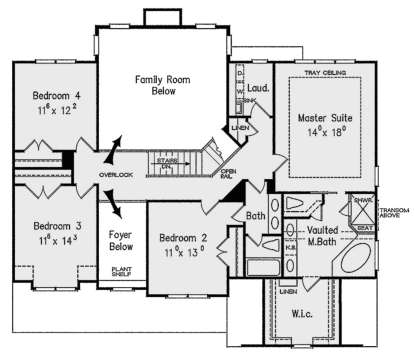 Second Floor for House Plan #8594-00171