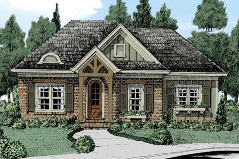 House Plan House Plan #20999 Front Elevation 