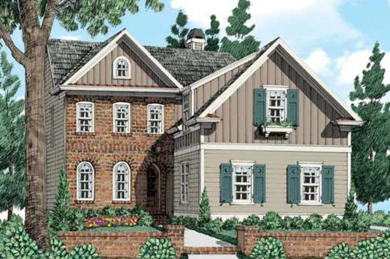 House Plan House Plan #21035 Front Elevation 