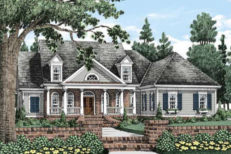 House Plan House Plan #21049 Front Elevation 