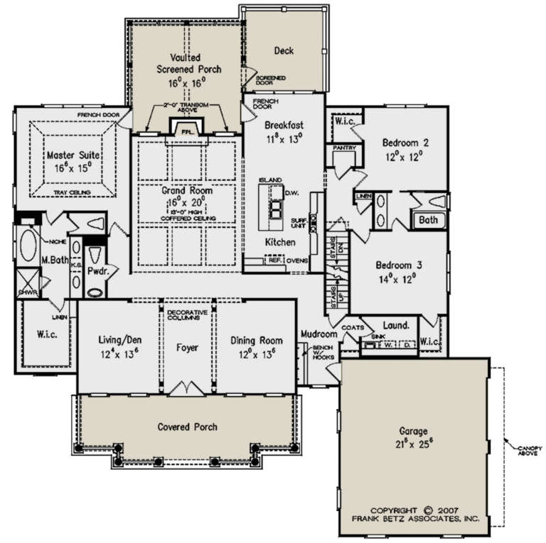 House Plan House Plan #21049 Drawing 1