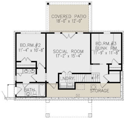 Basement for House Plan #699-00134