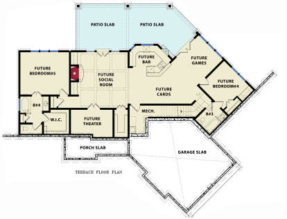Basement for House Plan #699-00137