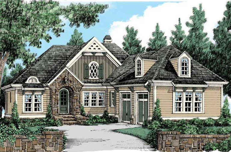 House Plan House Plan #21065 Front Elevation 