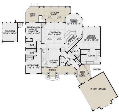 Main Floor for House Plan #699-00138