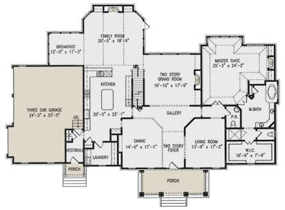 Main Floor for House Plan #699-00140