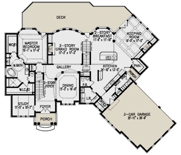 House Plan House Plan #21071 Drawing 1