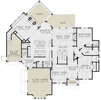 Main Floor for House Plan #699-00146