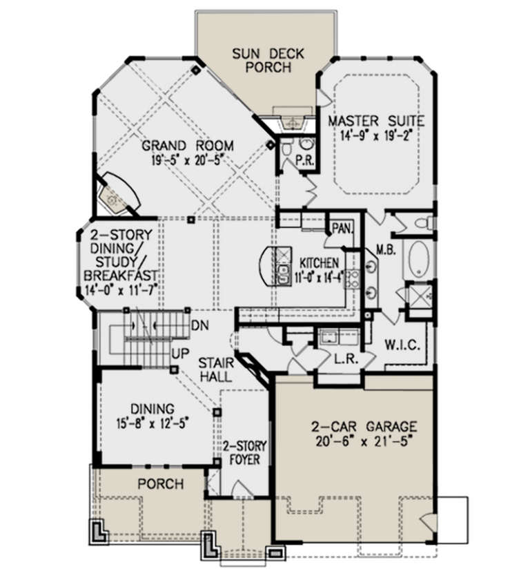 House Plan House Plan #21076 Drawing 1