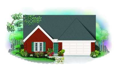 Traditional House Plan #053-00055 Elevation Photo