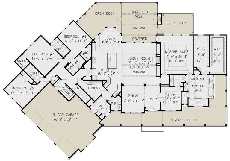 House Plan House Plan #21095 Drawing 1