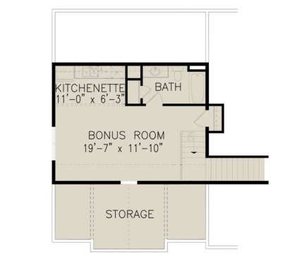Bonus Room for House Plan #699-00154