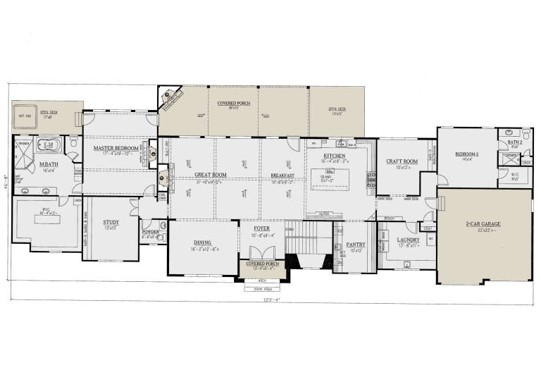 House Plan House Plan #21098 Drawing 1