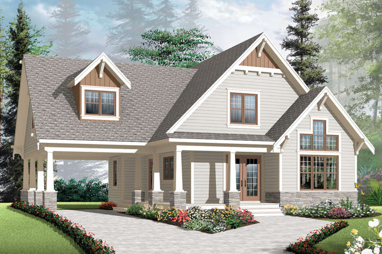 House Plan House Plan #21169 Front Elevation 