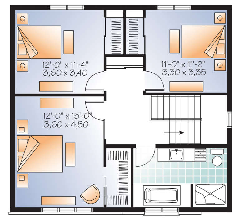 House Plan House Plan #21174 Drawing 2