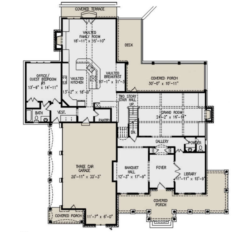 House Plan House Plan #21178 Drawing 1