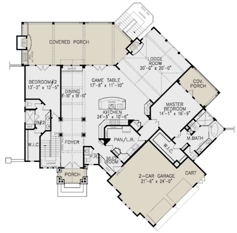 House Plan House Plan #21179 Drawing 1