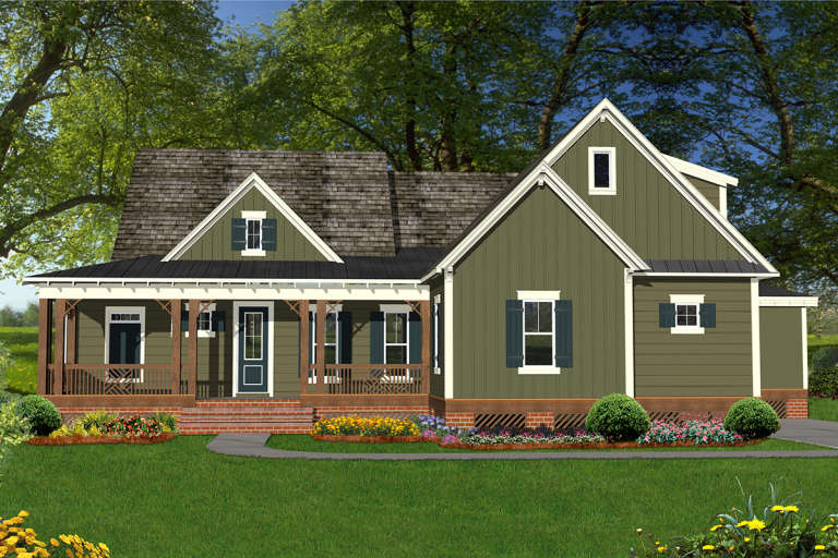 House Plan House Plan #21184 Front Elevation 