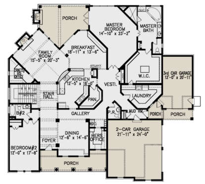 Main Floor for House Plan #699-00179