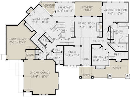 Main Floor for House Plan #699-00181