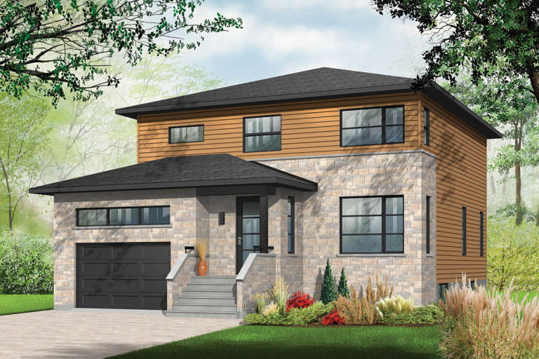House Plan House Plan #21218 Front Elevation 