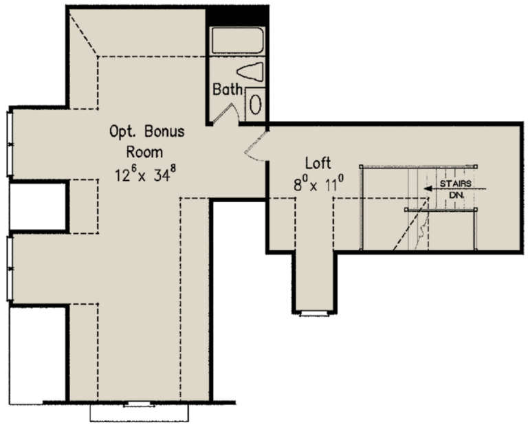 House Plan House Plan #21243 Drawing 2