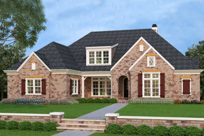 Traditional House Plan #8594-00259 Elevation Photo