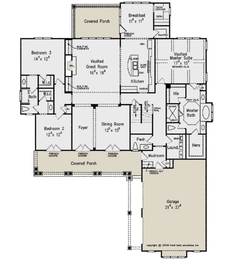 House Plan House Plan #21256 Drawing 1