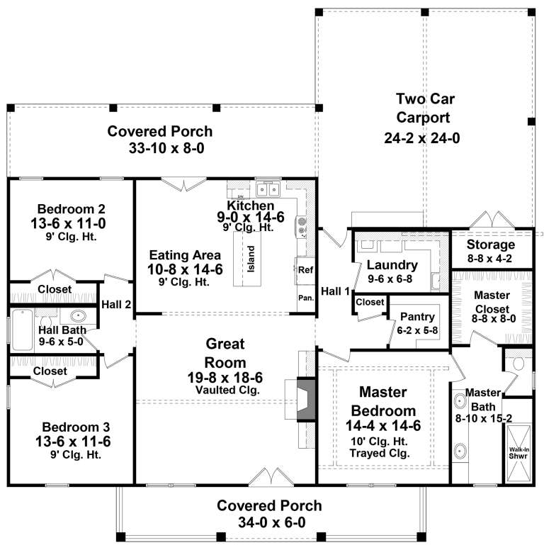 House Plan House Plan #21258 Drawing 1