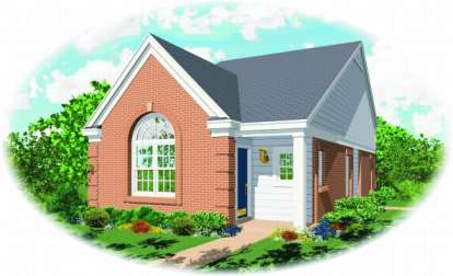 Traditional House Plan #053-00063 Elevation Photo