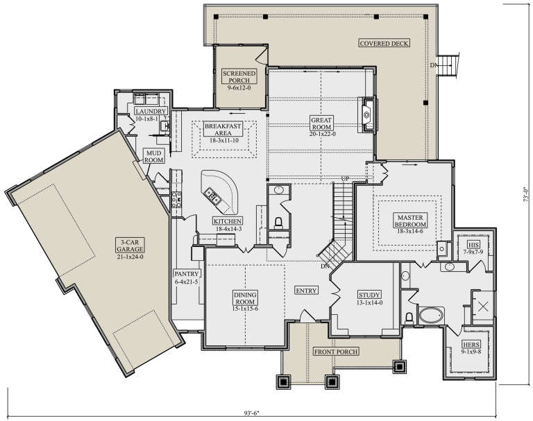 House Plan House Plan #21316 Drawing 1