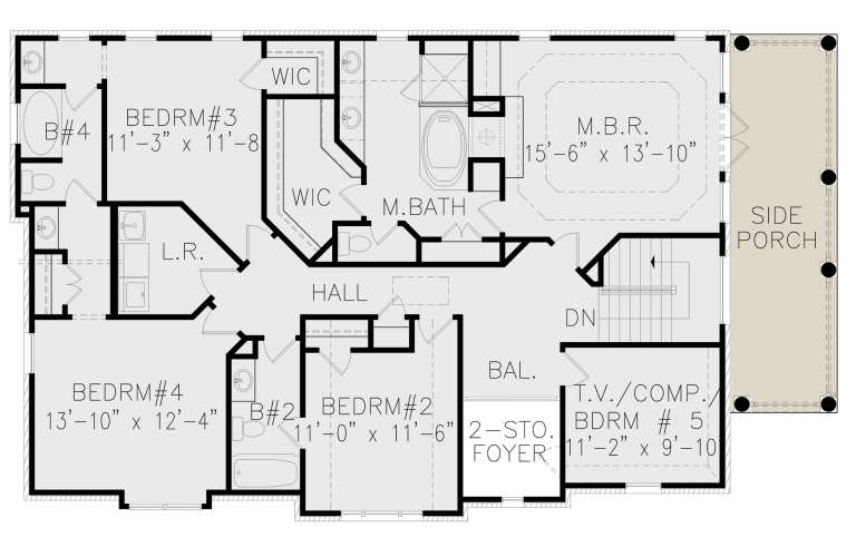 House Plan House Plan #21414 Drawing 2