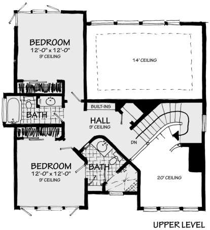Second Floor for House Plan #1907-00047