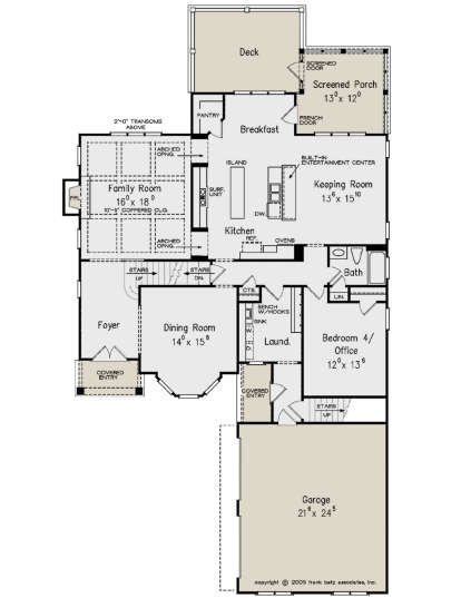 Main Floor for House Plan #8594-00274