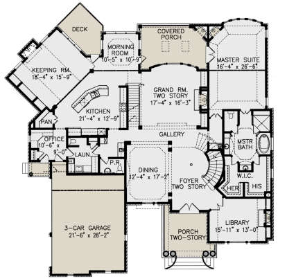 Main Floor for House Plan #699-00218